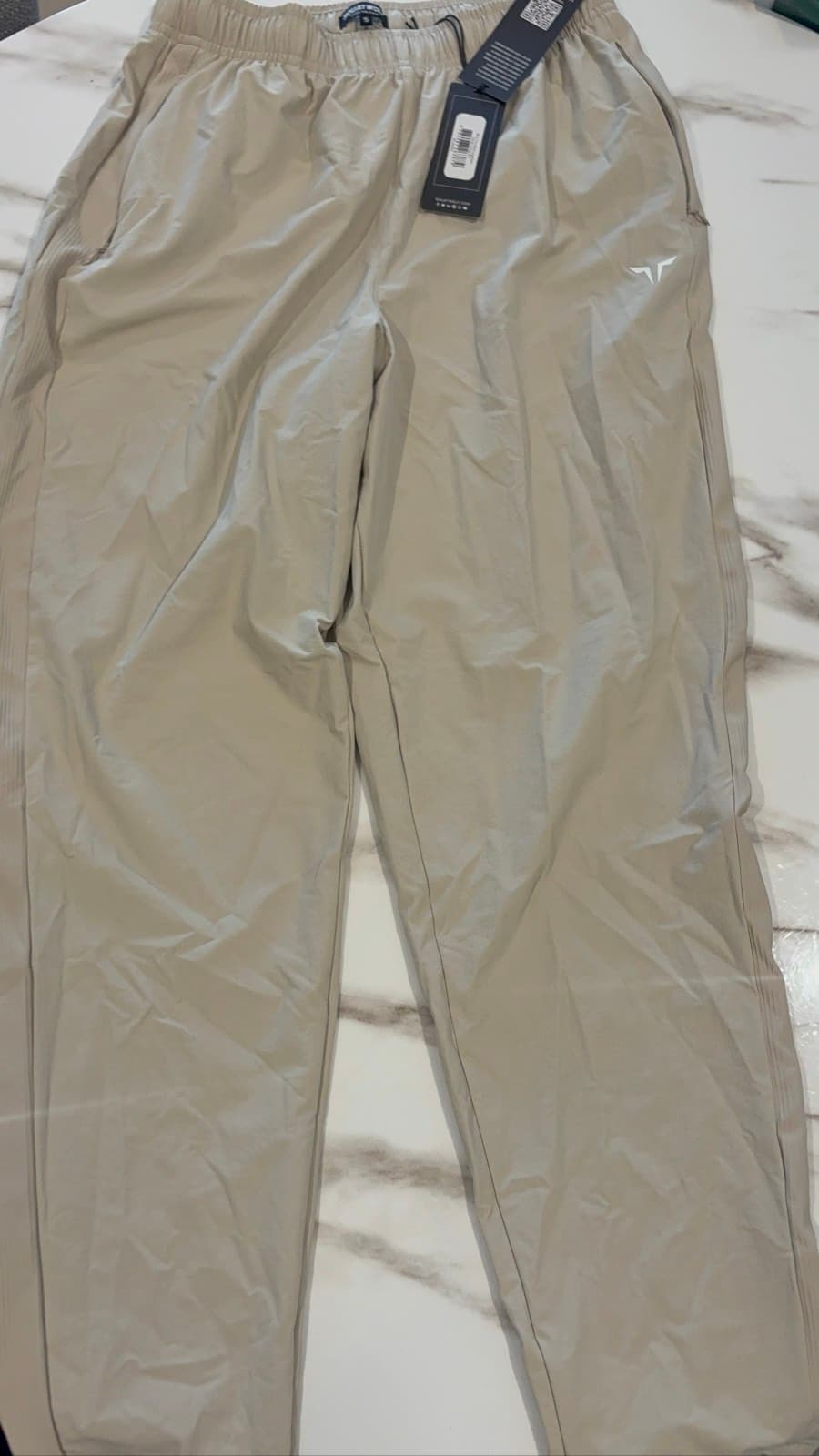 Light Beige Track Pants
