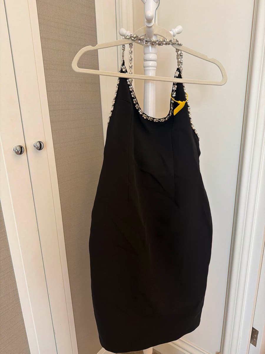 Black evening dress