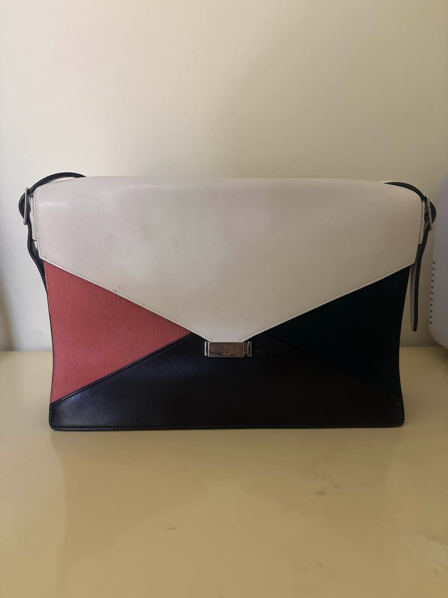 Celine Tri-Color Shoulder Bag