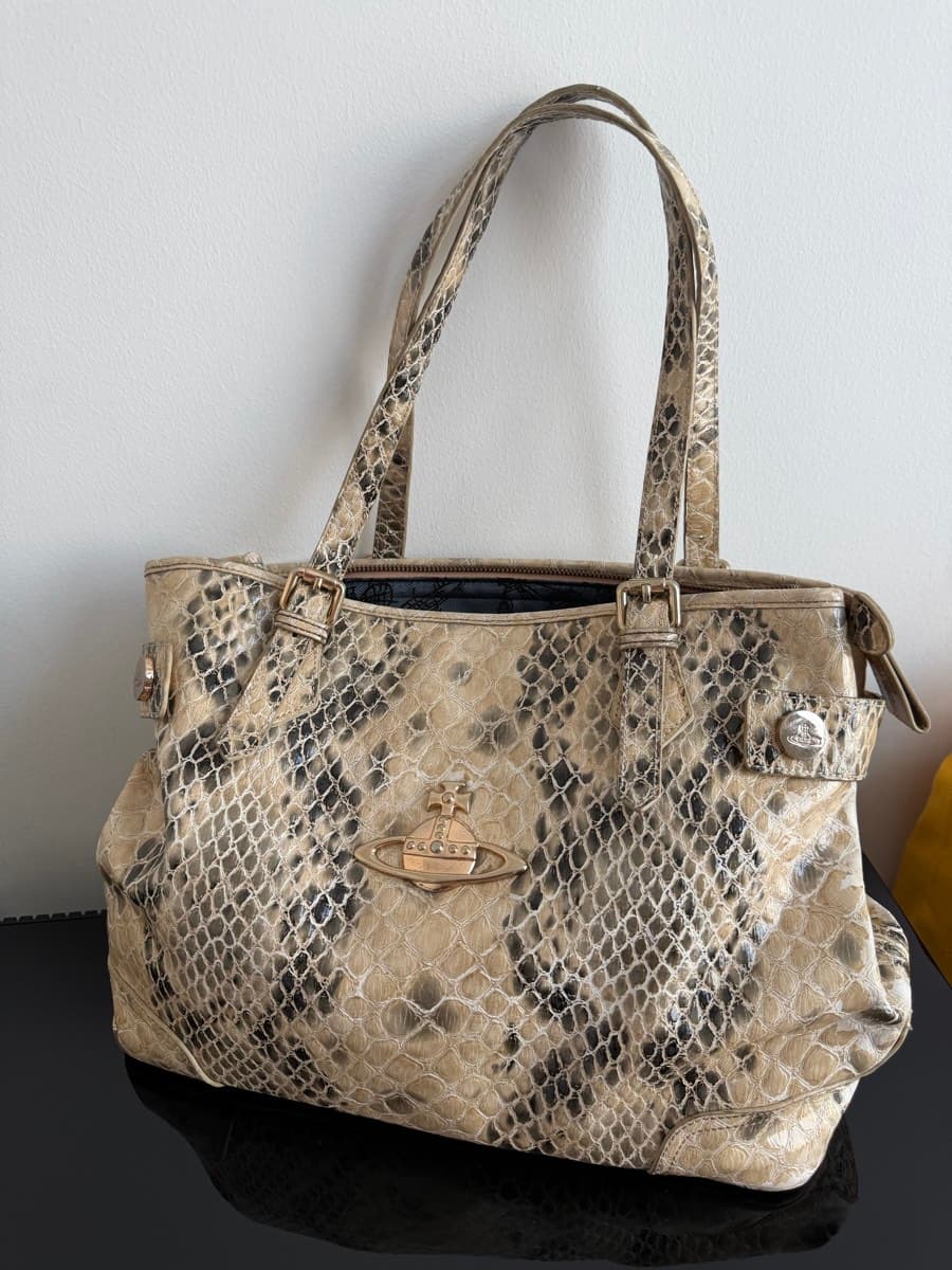 Vivienne Westwood Snakeskin Tote - image 1