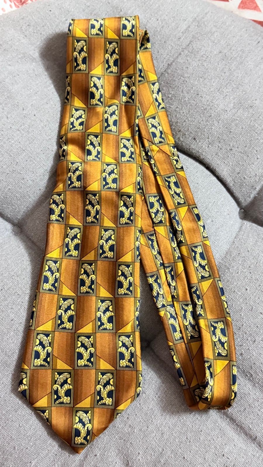 Patterned Silk Tie #1