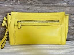 Coach Legacy Leather Large Wristlet / Clutch