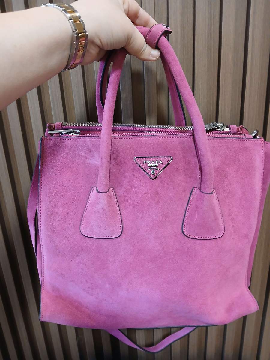 Prada Suede Tote Bag