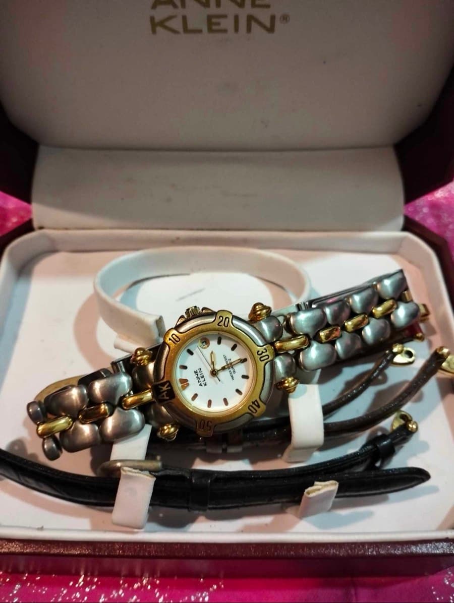 Anne Klein Two-Tone Watch Set