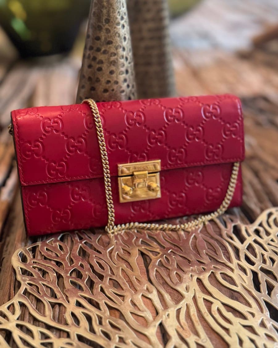 Gucci Guccissima Padlock Wallet