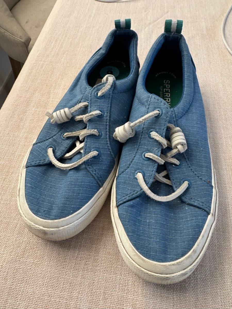 Sperry Blue Canvas Sneakers - image 1