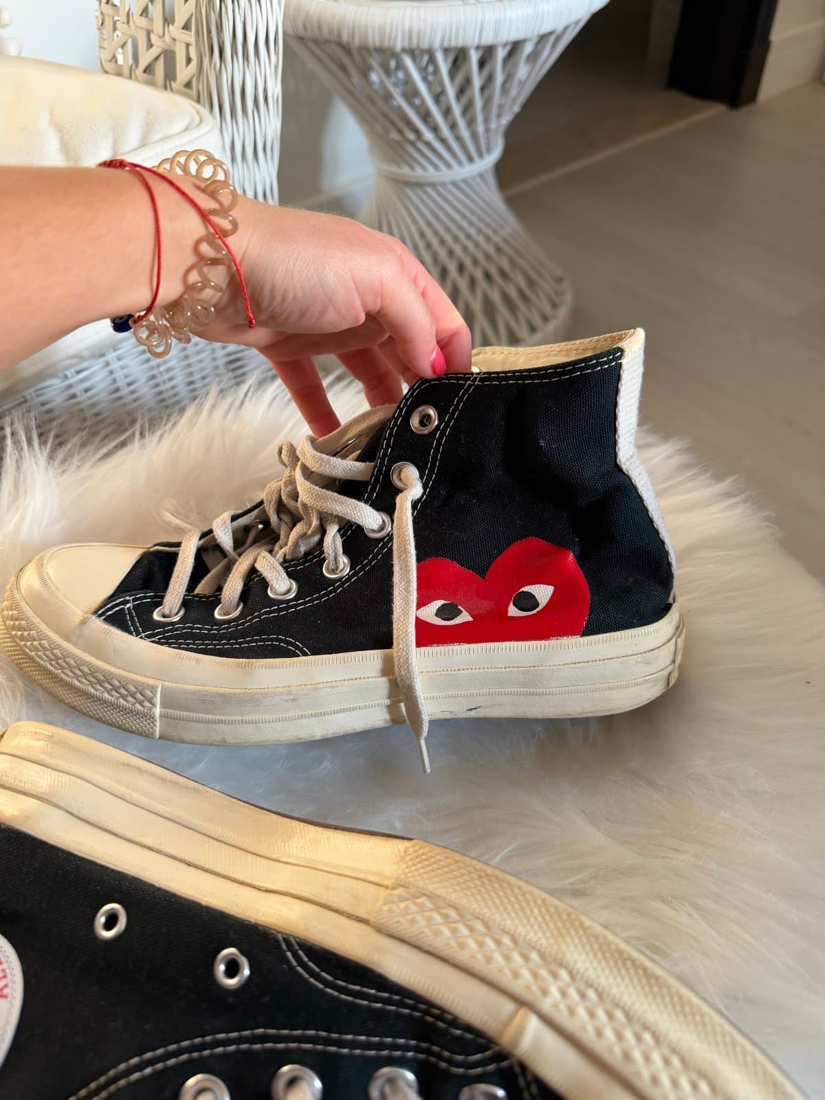 Comme des Garçons Play x Converse Chuck 70 High black - image 1