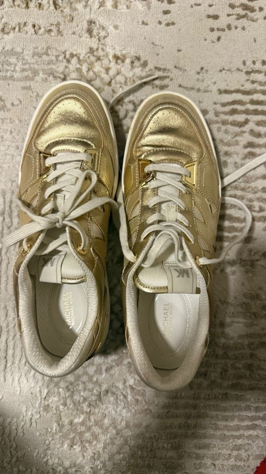 Michael Kors Gold Sneakers