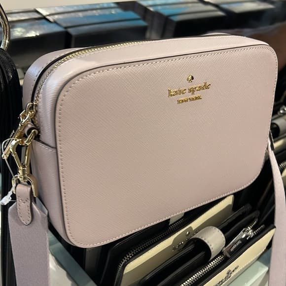 Kate Spade New York Kingston Drive Arla Leather Crossbody Bag (Blush Pink)