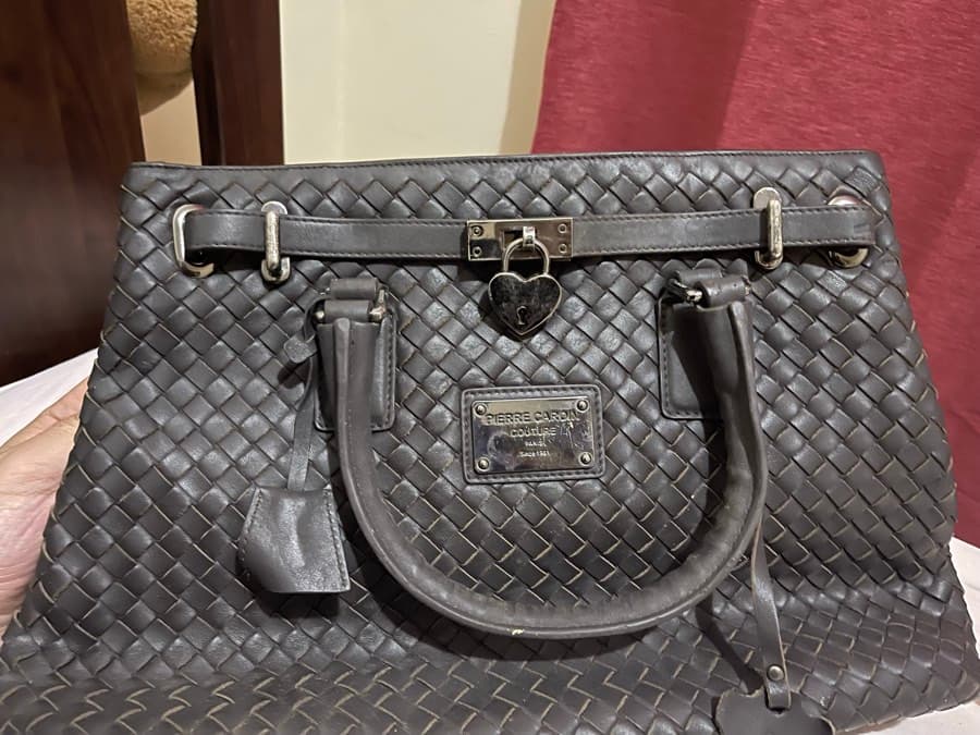 Pierre Cardin Woven Tote Bag - image 1