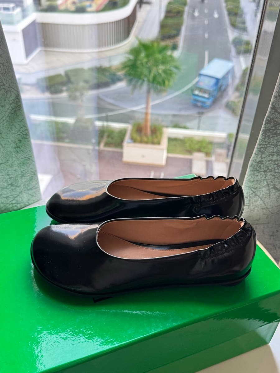 Black Patent Leather Ballet Flats