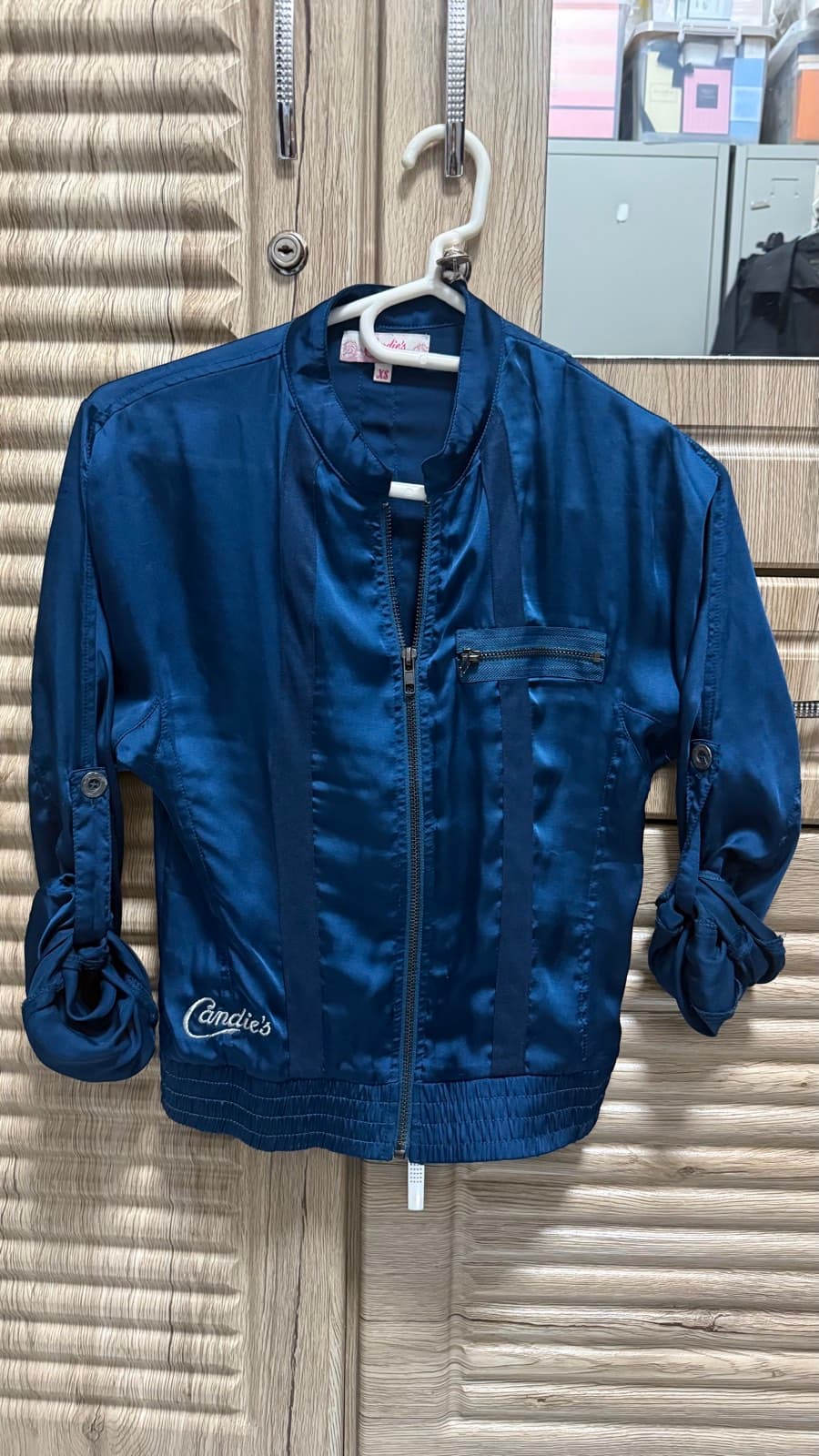 Candie's Blue Bomber Jacket