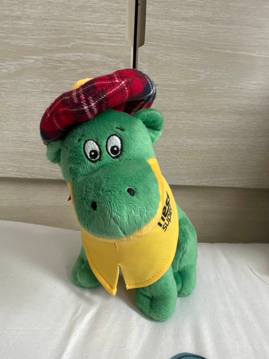Green Plush Toy Hippo