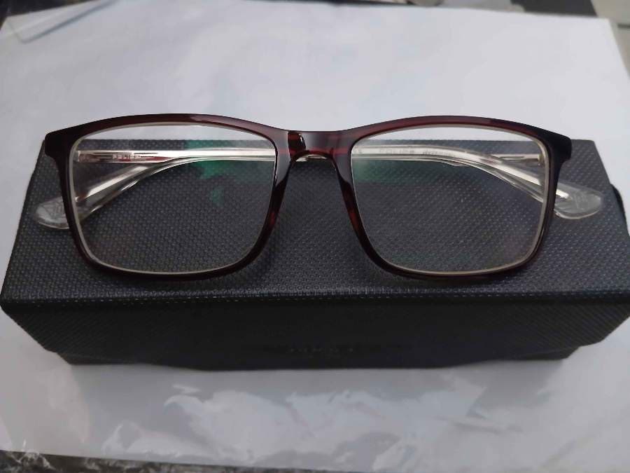 Brown Rectangular Eyeglasses - image 1