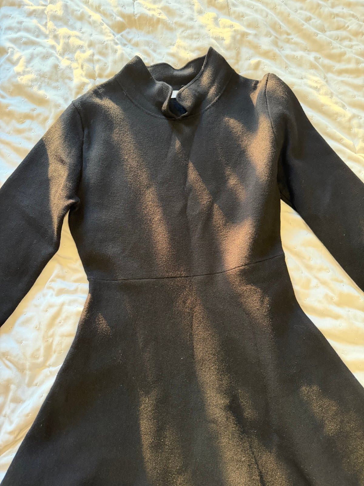 ZARA black skater dress, size XL. - image 1