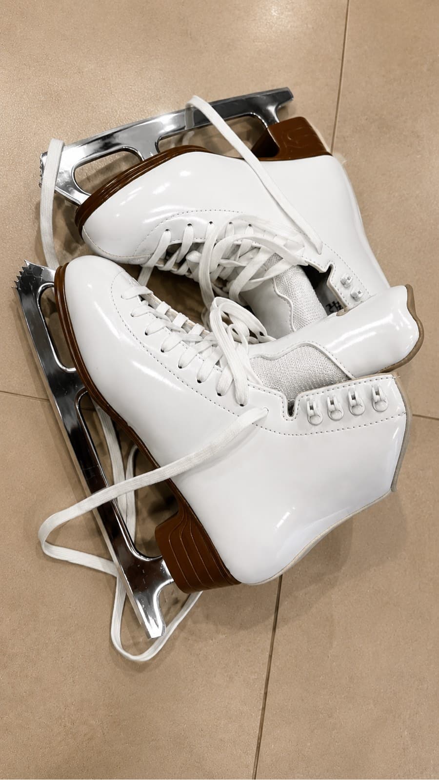White Figure Ice Skates