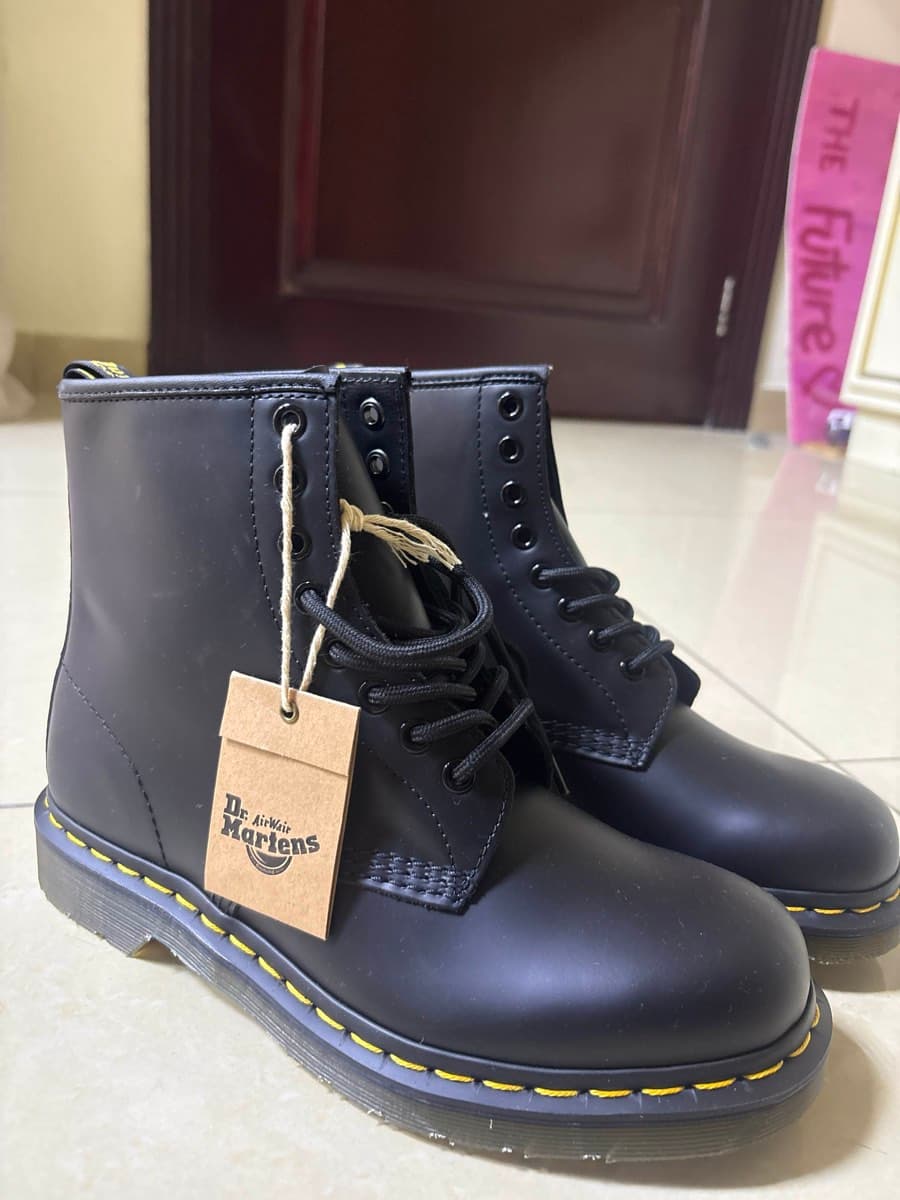Dr. Martens Black Combat Boots