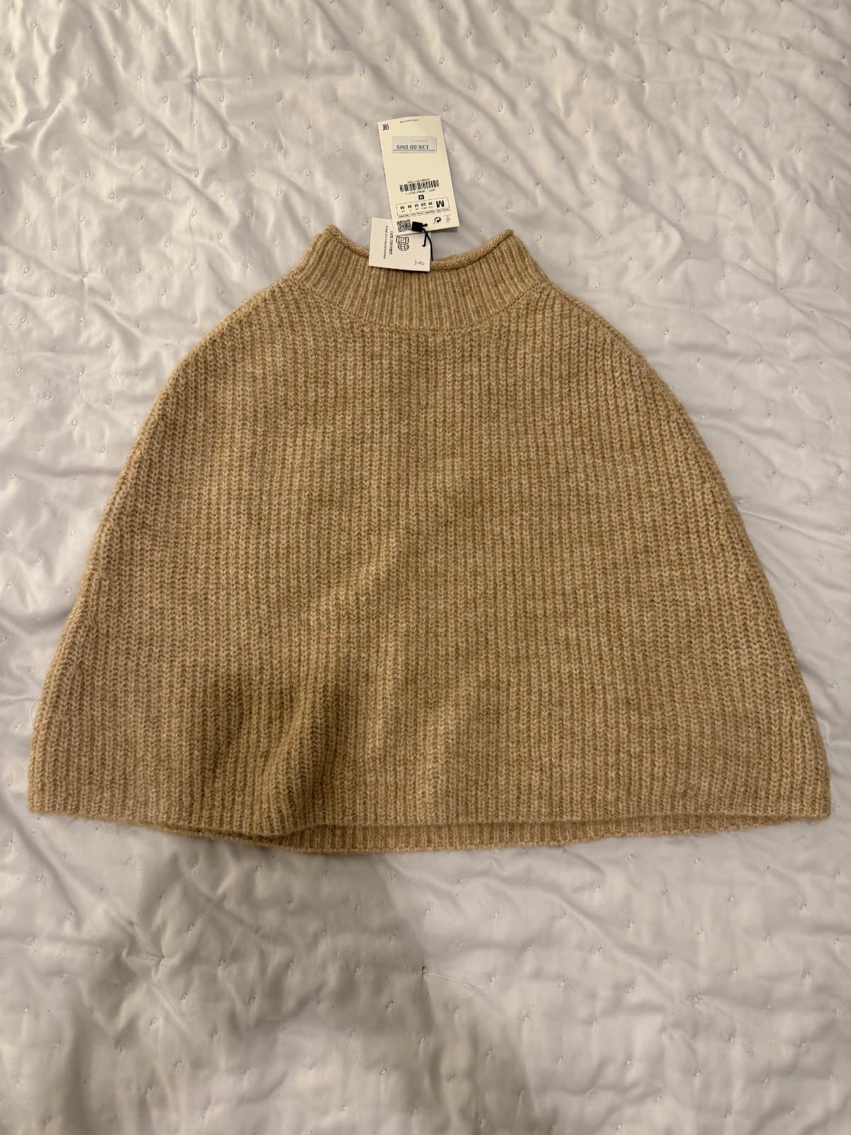 Zara Camel Knit Cape / Poncho – Brand New With Tags 🤎 - image 1