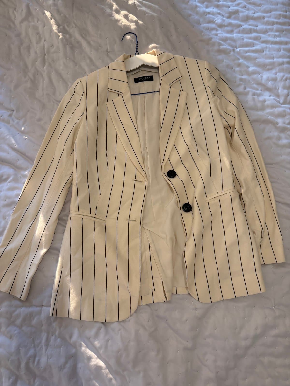 Twinset (Simona Barbieri) women’s pinstriped suit, size S. - image 1