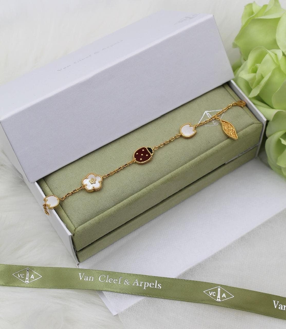 Lady Bug Bracelet